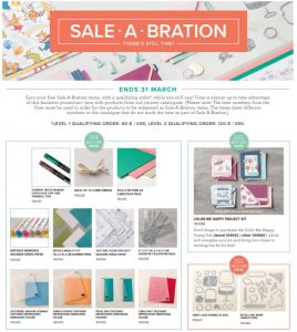 Stampin'Up! Sale-a-Bration